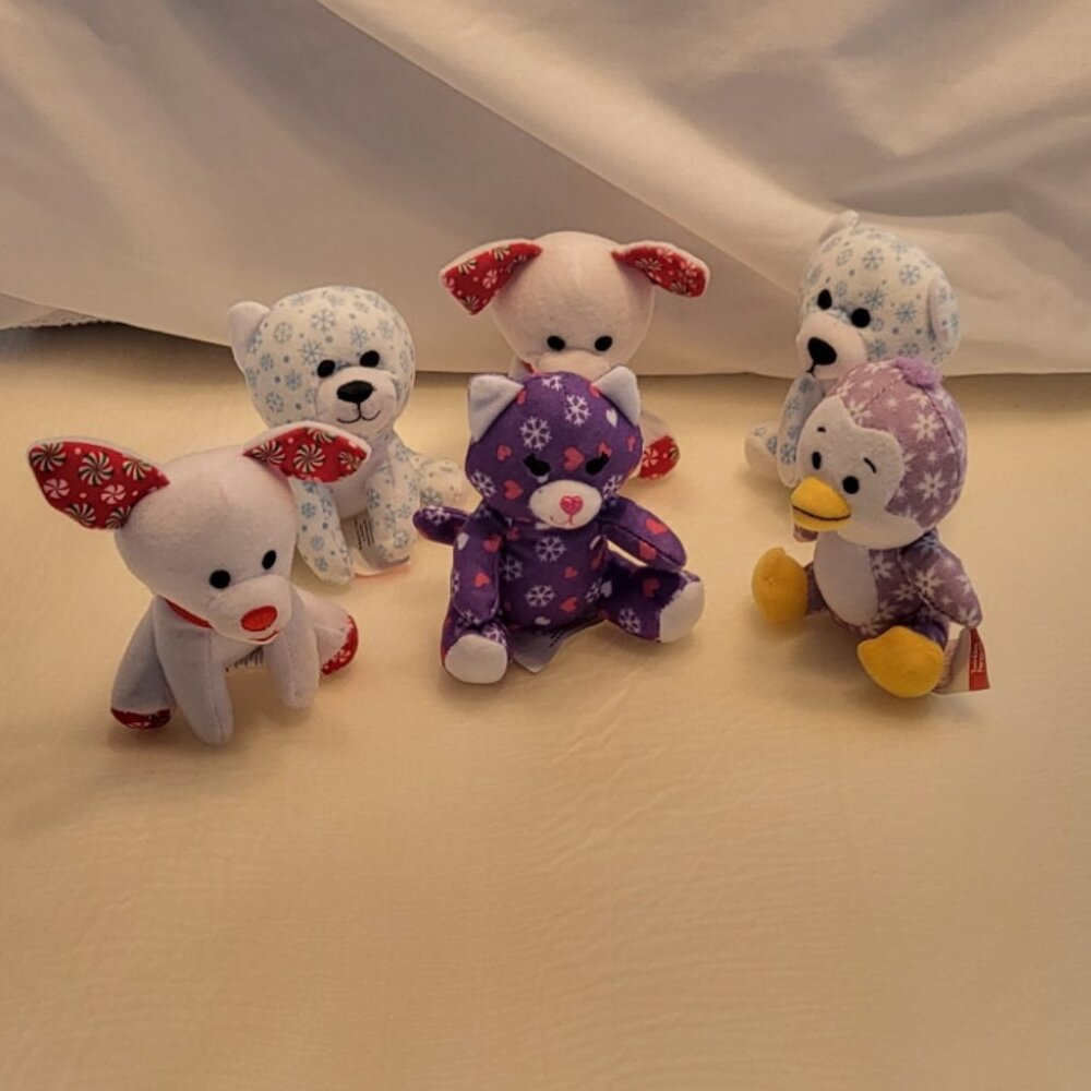 Build-A-Bear Workshop Mini Plush Toys Miniature Stuffed Animals Vintage 2013